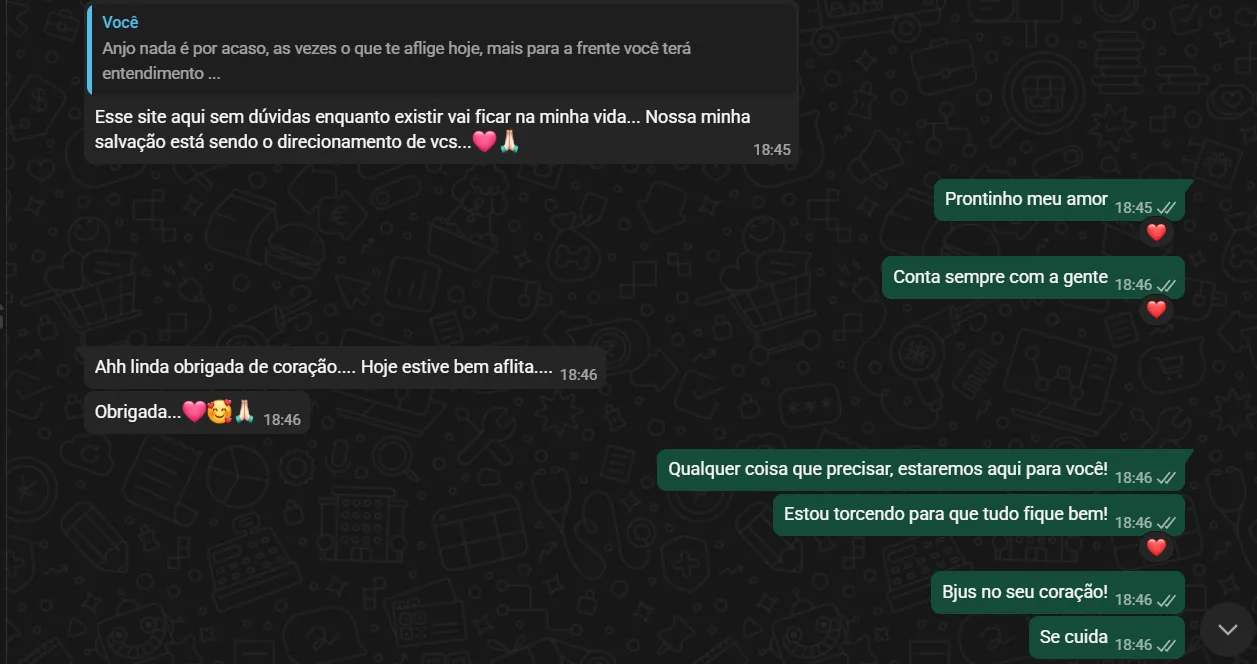 Depoimento real de cliente